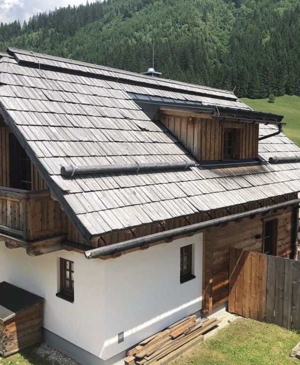 Das Chalet im Sommer