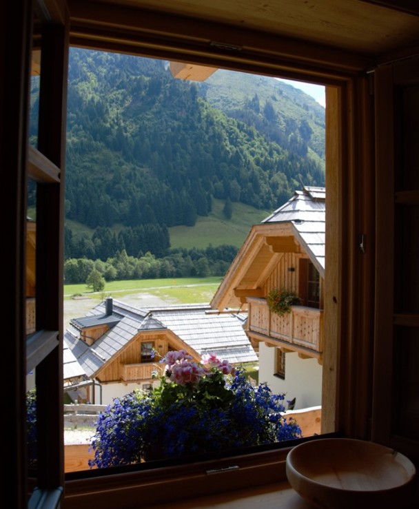 Ausblick aus dem Chalet