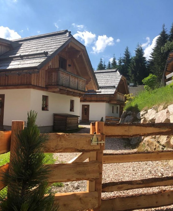 Die Chalets im Sommer im Donnersbachwald