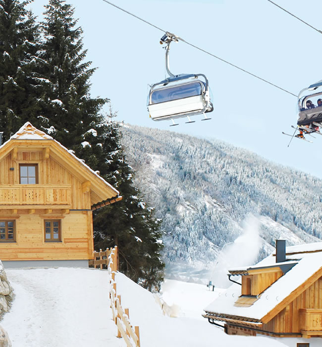 Chaleturlaub direkt am Lift im Skigebiet Riesneralm