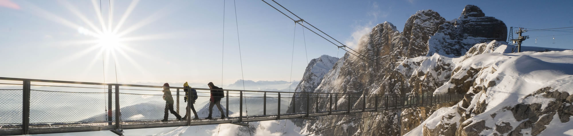 Hängebrücke am Dachstein Gletscher Schladming-Dachstein Tourismusmarketing GmbH