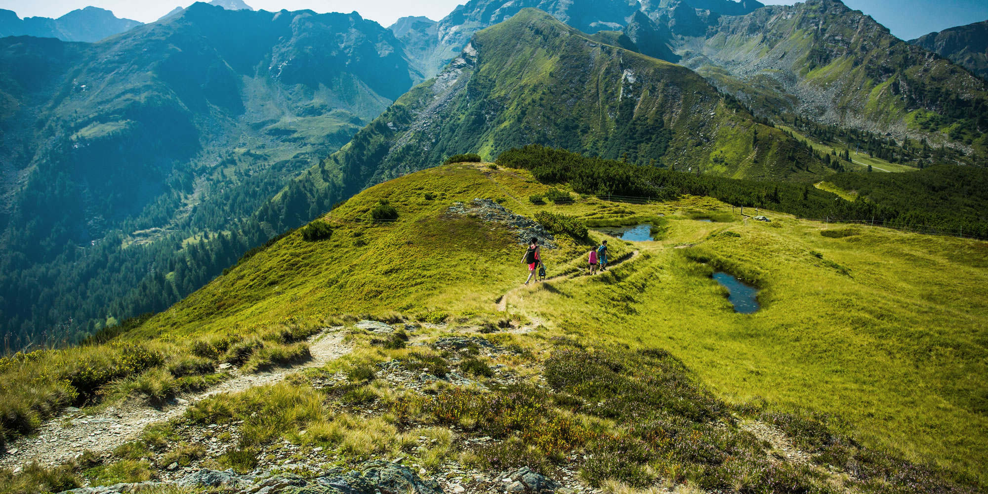 Wanderurlaub in den Bergen in Salzburg oder der Steiermark, Österreich